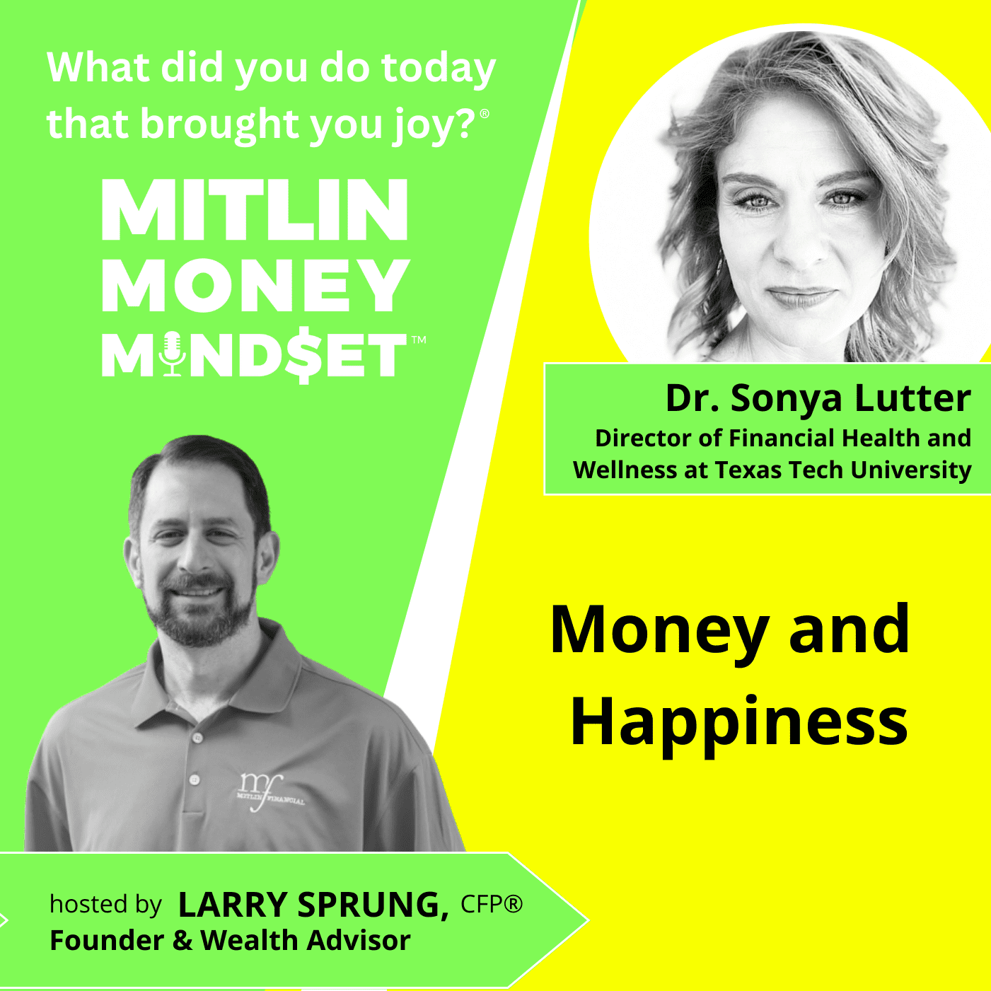 Dr. Sonya Lutter Money and Happiness